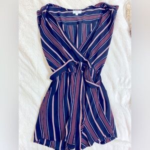 Fashionova striped women’s romper